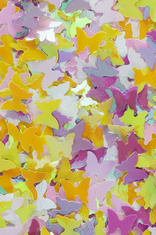 Colorful Butterfly Glitter