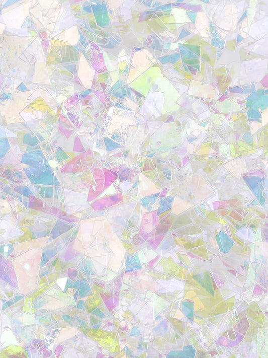 Glas flake Pink Glitter