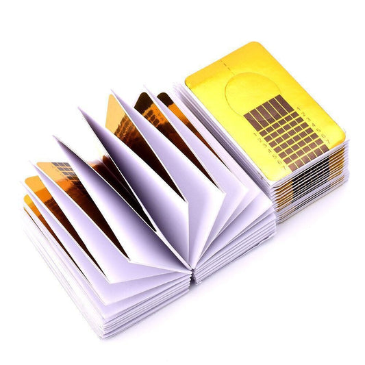 Universal nail shape template (100 pcs.)