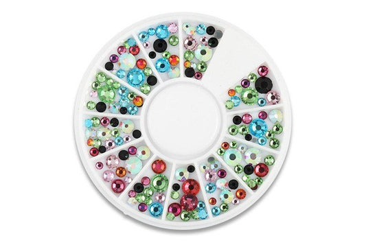 Color Round Rhinestone Jewelry Wheel