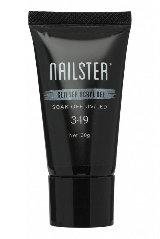 Acryl Gel Glimmer Grau Blau · 349