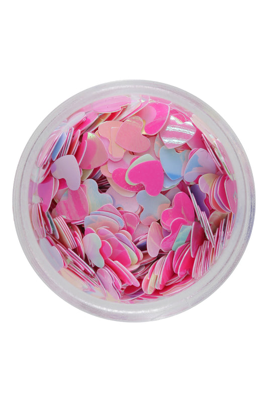 Colorful Heart Glitter