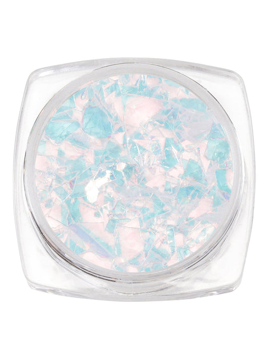 Glas flake Blue Glitter