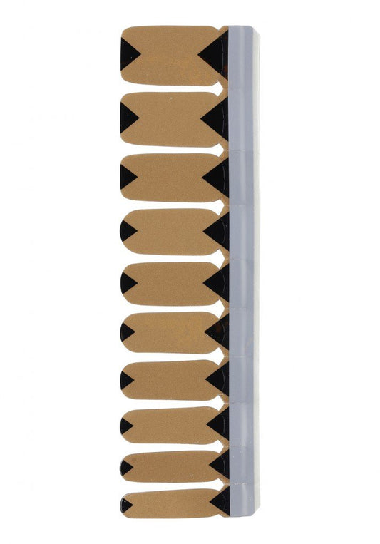 Nail Strip Gold/Black
